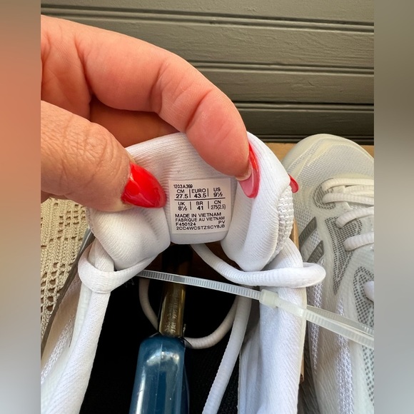 New ASICS Gel Quantum 360 💚White Glacier Grey Size 9.5 Men’s - Picture 4 of 11